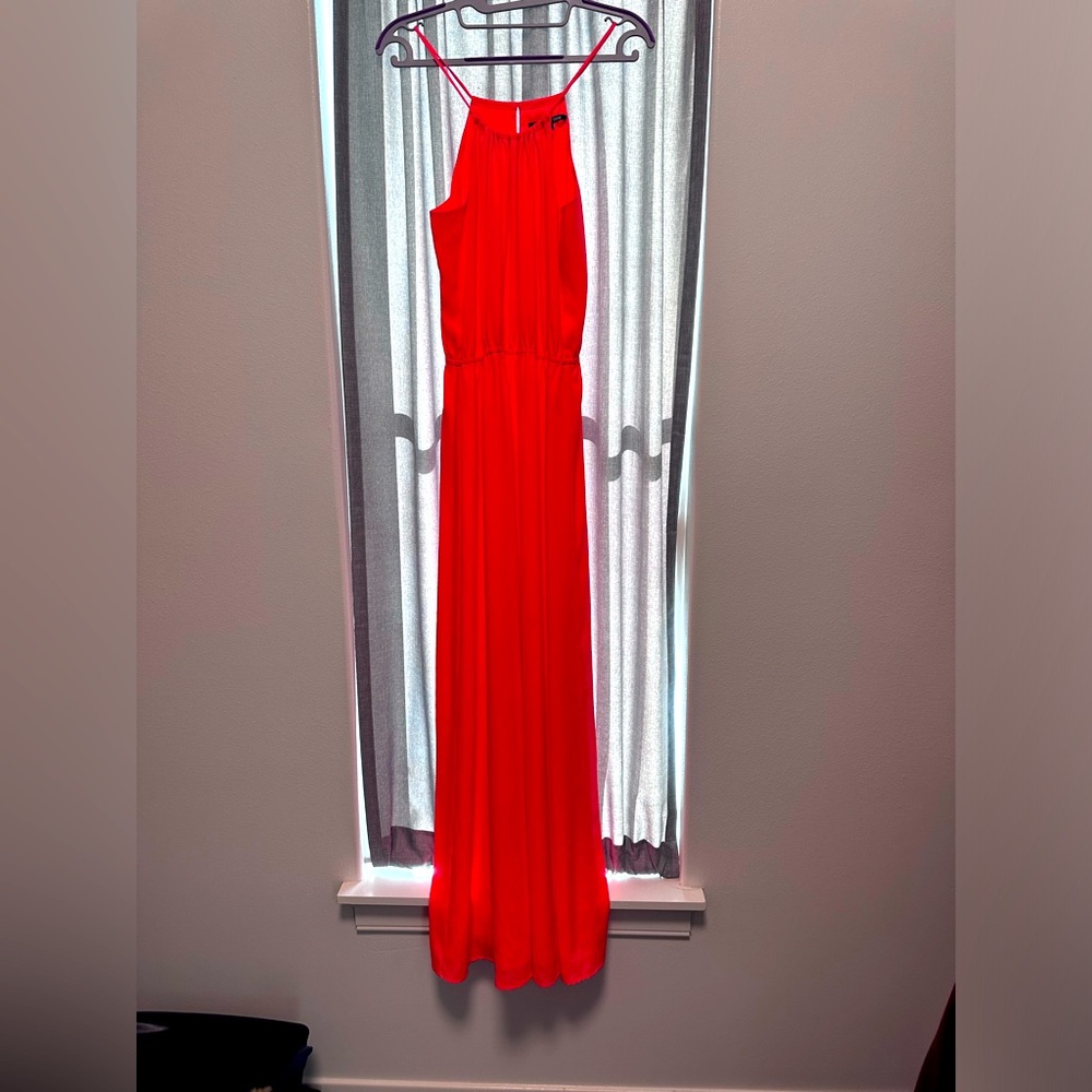 Neon Pink Gianni Bini maxi dress